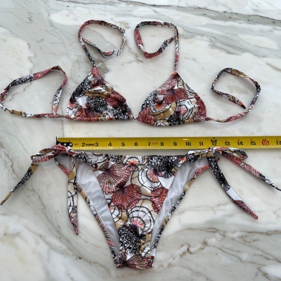 EMILIO PUCCI WHITE MULTI BIKINI SIZE IT 42 / US 8 NWOTS! - Picture 10 of 16